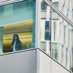 Office workers inside of the Goldman Sachs headquarters in New York, September 17, 2012.