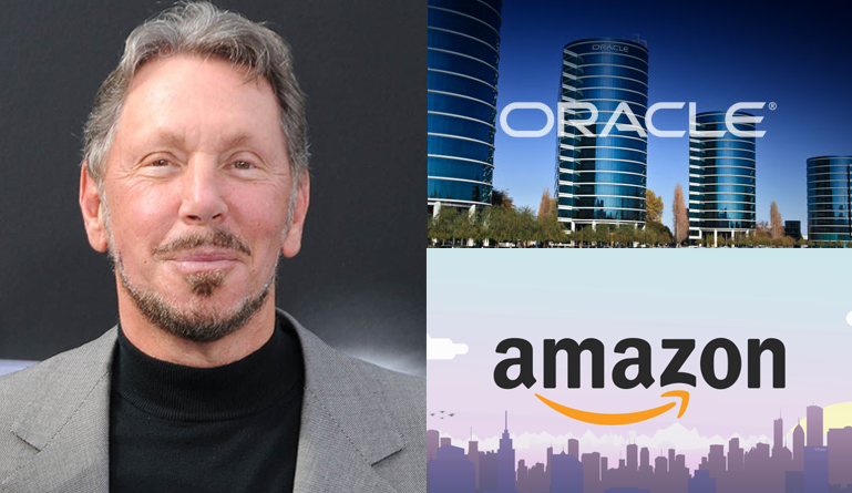 Larry Ellison Says Amazon Is ’20 Years Behind’ Oracle