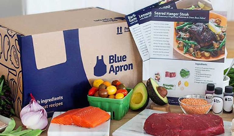 Meal-Kit Maker Blue Apron Goes Public, Demand Underwhelms as Amazon Looms