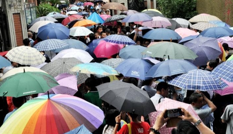 Umbrella Sharing Isn’t Working So Well in China